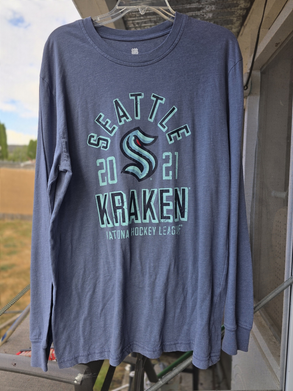 Fanatics Navy Crew Neck Tee with White Logo
